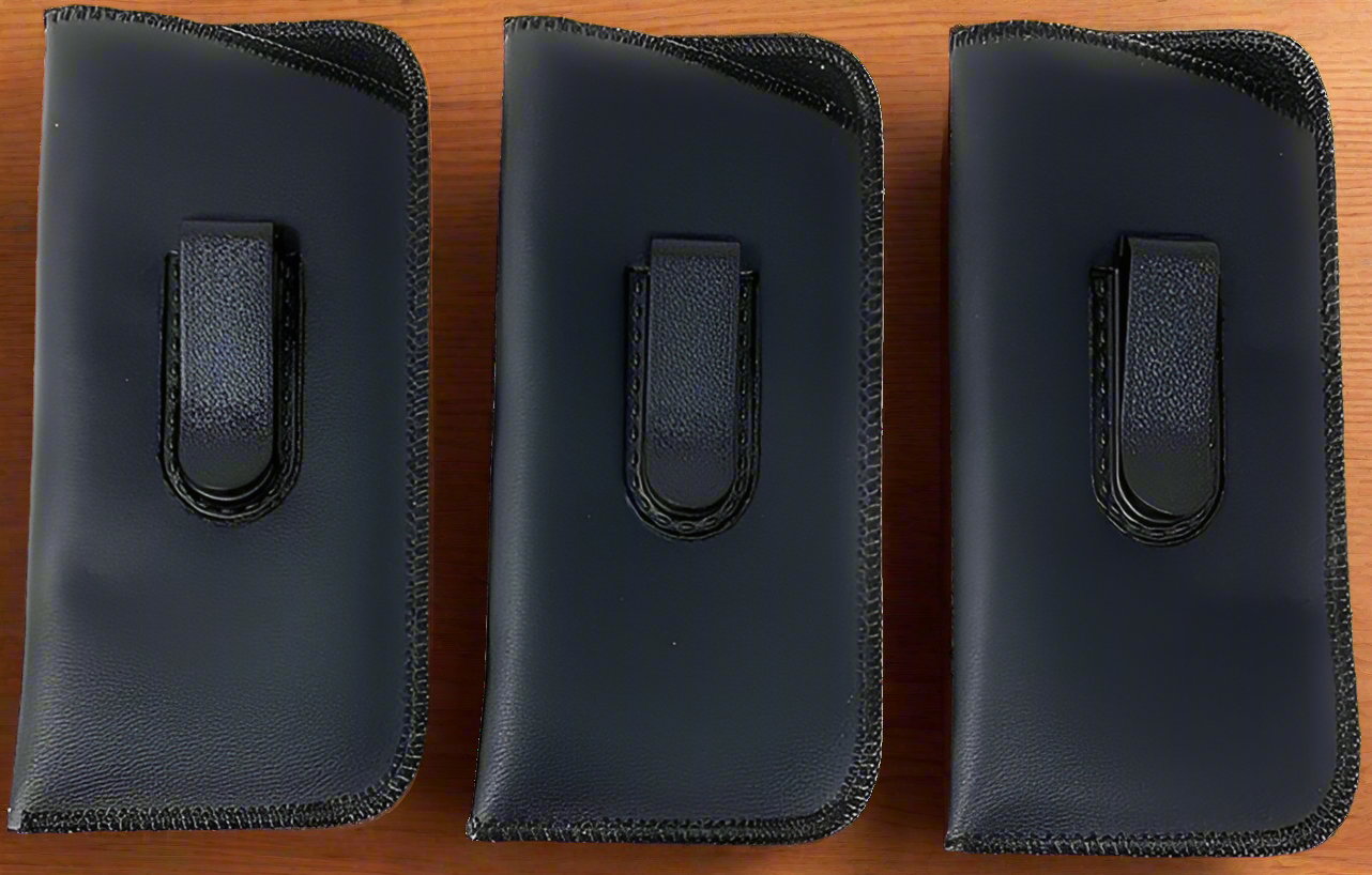 Slip-In Eyeglass pouch pocket clip 3 Pack