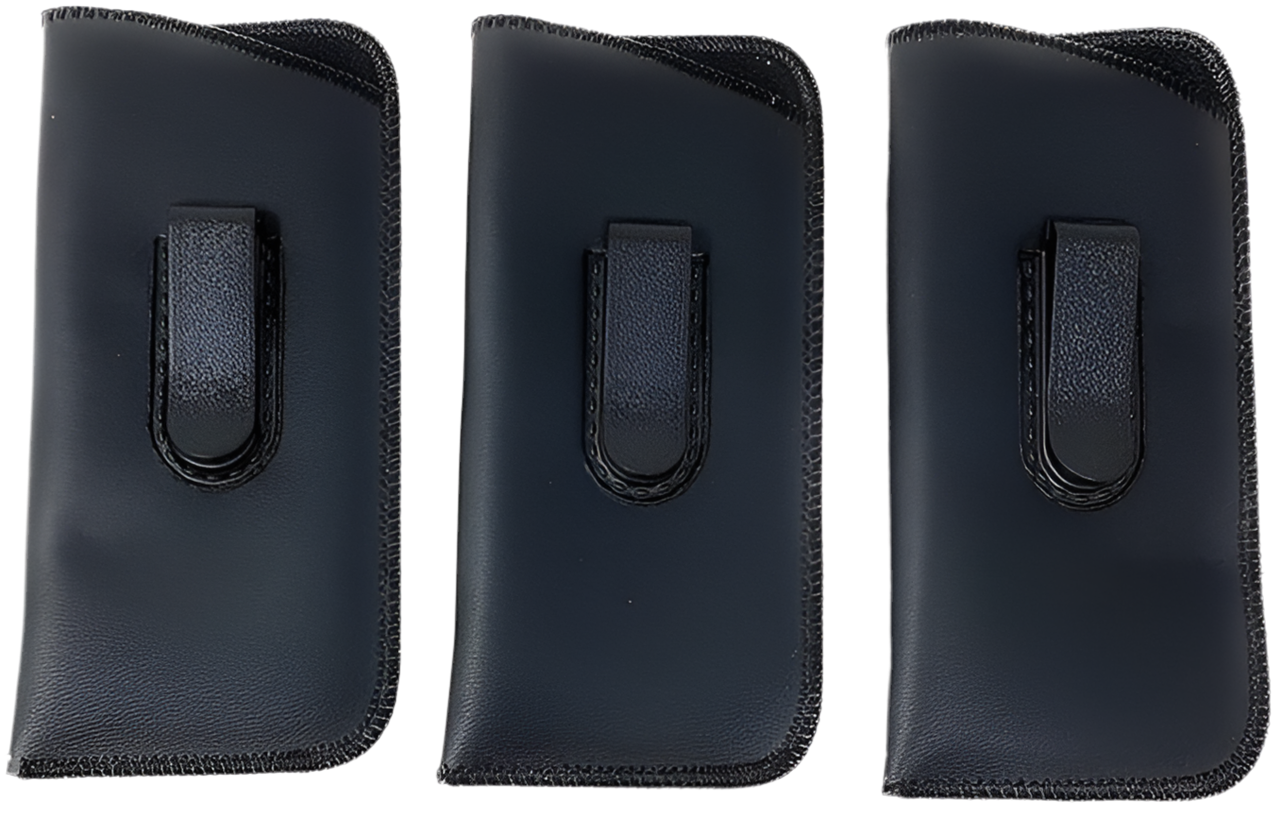 Slip-In Eyeglass pouch pocket clip 3 Pack