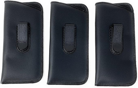 Slip-In Eyeglass pouch pocket clip 3 Pack